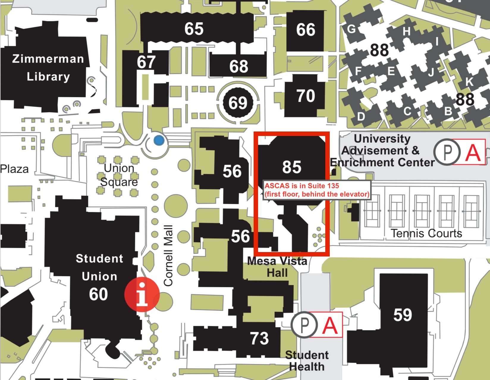 Campus Map ASCAS
